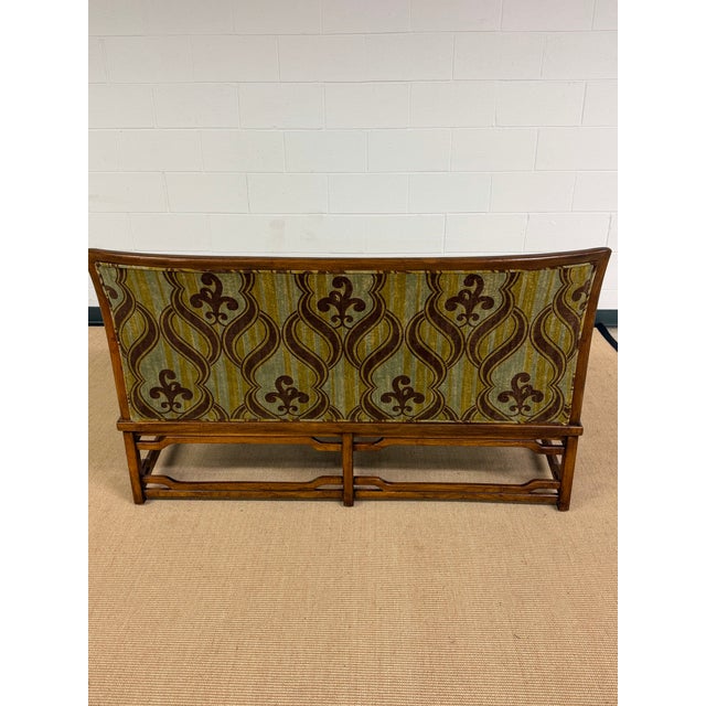 Textile Bernhardt Hibriten Loveseat, Lee Jofa Printed Velvet For Sale - Image 7 of 8