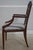 Hepplewhite Set of 8 Henredon Mahogany Shield Back Dining Chairs For Sale - Image 3 of 18