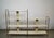 American of Martinsville 1950’s Mid-Century Modern Brass & Metal Double Shelf For Sale - Image 4 of 12