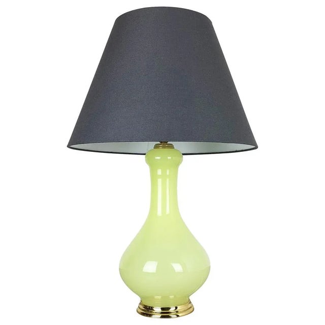 Large Opaline Murano Glass Table Light from Cenedese Vetri, Italy, 1960s For Sale - Image 15 of 15