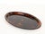 Gold Mid-Century Oval Serving Tray in Tortoiseshell Acrylic Glass from Dior, Italy, 1970s For Sale - Image 8 of 13