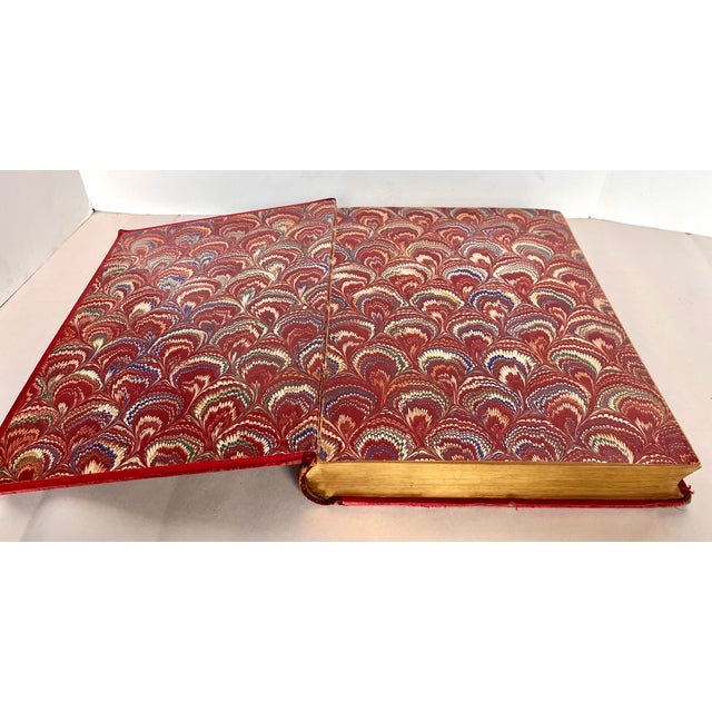 Antique 1888 French Large Leather Bound Book "La Belgique" For Sale - Image 12 of 18