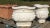 Early 20th Century Monumental Italian Rose Marble Jardinières Garden Planters - Set of 2 For Sale - Image 5 of 12