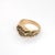 This is a 14k yellow gold mens ring with the Harley Davidson logo on it. Width - Tapers from 3.8mm to 14mm Thickness -...
