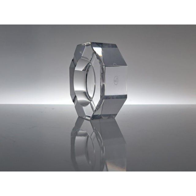 Moser Ashtray in Clear Crystal, 1970s For Sale - Image 9 of 12