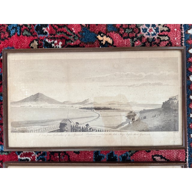 Paper 1785 Engravings: "An Attack Upon Gibraltar, September 13, 1782" For Sale - Image 7 of 18