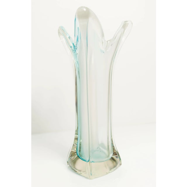 Glass Large Murano Glass Vase, 1960 For Sale - Image 7 of 18