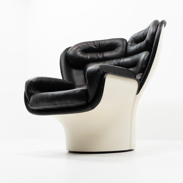 Mid-Century Modern Italian Elda Lounge Chair by Joe Colombo, 1970s For Sale - Image 3 of 15