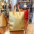 Light Green A 2001 Louis Vuitton Green Vernis and Vachetta Reade Gm Tote Bag For Sale - Image 8 of 11