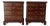 Vintage Link-Taylor Heirloom Solid Mahogany Chippendale Bedside Tables / Nightstands – A Pair For Sale