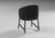 Gentle Chair in Black Fabric and Black Wood by Javier Gomez For Sale - Image 4 of 5