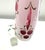 Pristine Boheimian Czech white cut to cranberry decanter. Hand painted with multi toned flowers. Bottle and stopper...