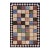 Modern Gabbeh Beige/Black Wool Rug - 4'0'' X 5'4'' For Sale
