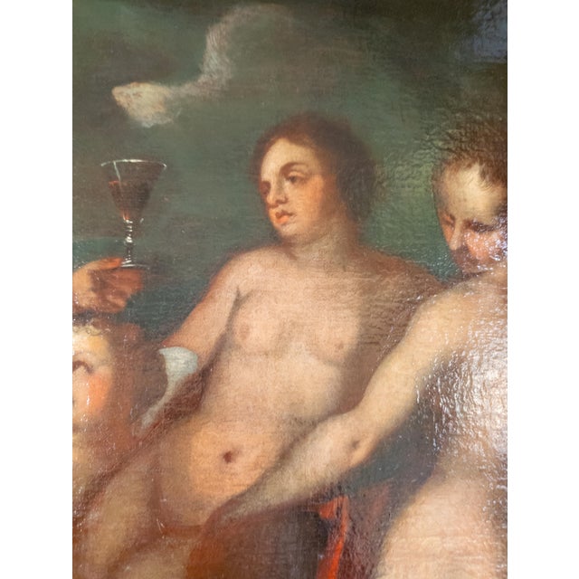 18th Century Baroque Old Master Painting of Bacchus Grotto Scene Attributed to Petr Brandl For Sale - Image 15 of 18
