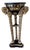 Empire Neo Classical Traditional Ram’s Head With Marble Top Pedestal Plinth For Sale