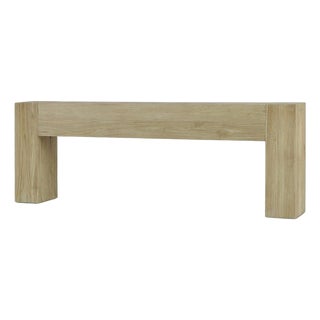 Rustic Scandinavian Teak Console Table For Sale