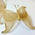 1980s Vintage Boho Chic Coastal Figurative Wicker Butterflies Sculptural Wall Objects - Set of 2 For Sale - Image 12 of 13