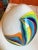 Contemporary Murano Style Glass Multicolored Reeds White Egg Lamp from Simoeng For Sale - Image 3 of 8