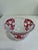Vintage 5th Avenue Rosalina Ruby Flash Cut Glass Bowl For Sale - Image 4 of 12
