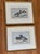Brown 1930s Pair of Framed Antique Chromolithograph Duck Prints For Sale - Image 8 of 9