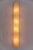 Awesome huge hillebrand murano glass with gold flakes inclusions wall lamp or flush mount, 1960s the lamp is executed with...
