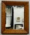 Italian Antique Italian Small Marquetry Mirror For Sale - Image 3 of 10