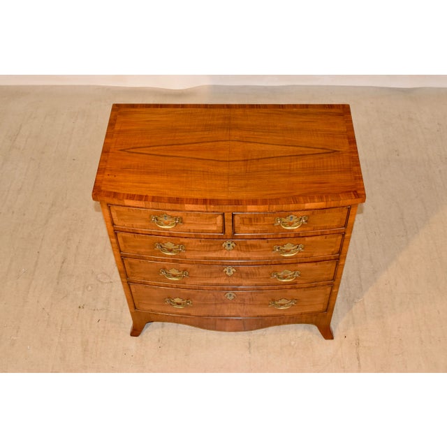 1920s Edwardian Small English Chest, C. 1920 For Sale - Image 5 of 7