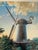 Paint Alexander Chen Windmill at Golden Gate Park Original Artwork, Signed For Sale - Image 7 of 12