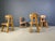 Vintage Dutch Brutalist Oak Dining Chairs, 1960s, Set of 4 For Sale - Image 11 of 18