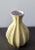 Boho Chic 1980s Canary Yellow Ribbed Accent Vase For Sale - Image 3 of 5