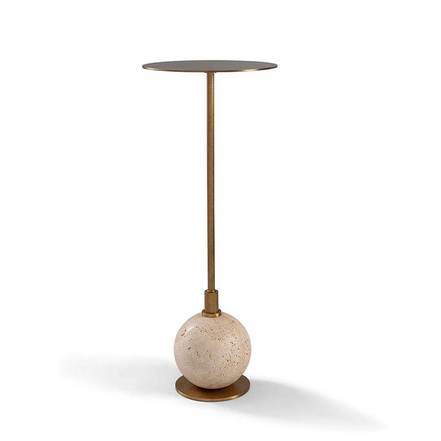 Port 68 Boston Martini Table, Cream For Sale - Image 4 of 4