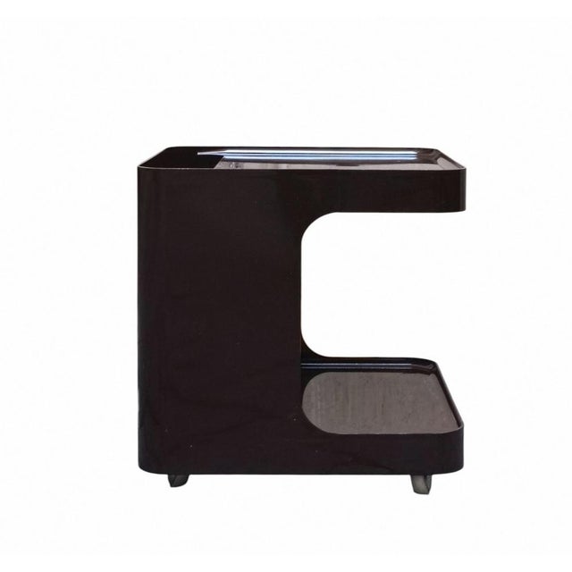 Longato ‘Game’ drinks trolley, a stunning piece designed by Marcello Siard. This versatile bar trolley, made from Bayer's...