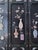 1900s Chinese Six-Panel Carved Hardstone Lacquered Coromandel Screen For Sale - Image 14 of 18