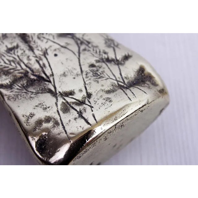 Mid-Century French Bronze Vase For Sale - Image 9 of 11