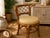 Coastal Vintage Honeymoon Coastal Bamboo & Rattan Oval Glass Dining Set With Two Chairs For Sale - Image 3 of 10