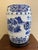 Wood Late 20th Century Chinoiserie Blue and White Porcelain Garden Stool or Side Table on Wooden Stand For Sale - Image 7 of 12