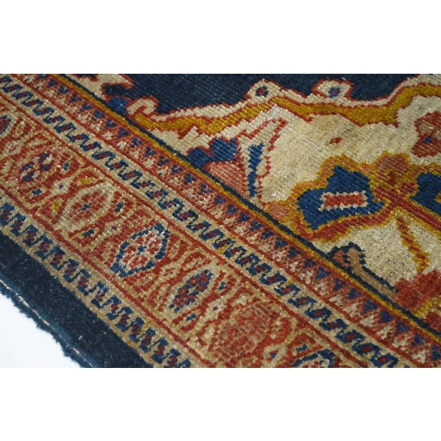 Late 18th Century Antique Zigler Sultanabad Rug 4'1'' x 6'4'' For Sale - Image 9 of 12