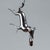 Art Nouveau German Greyhound with Basket in Silvered Glass For Sale - Image 9 of 18