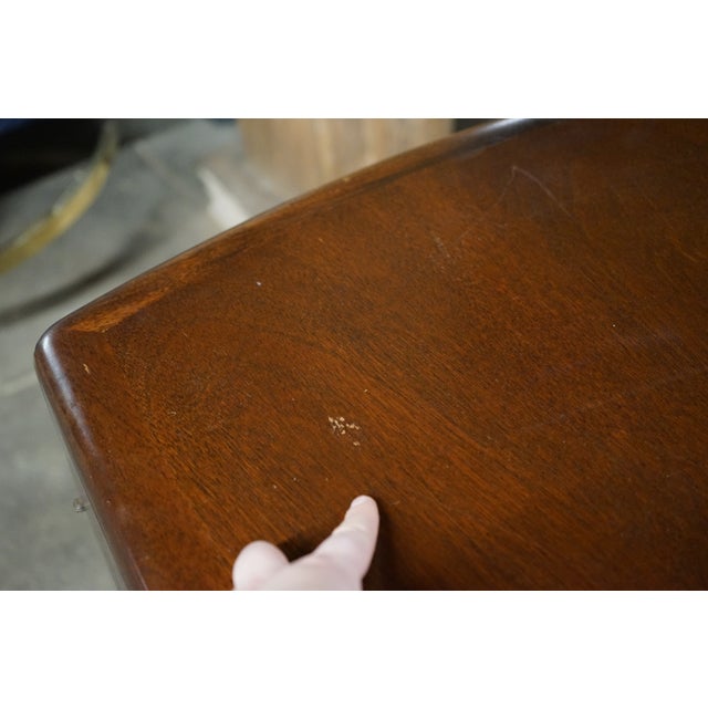 Wood 1960s Lovely Curved Mid-Century Buffet Attributed to Dunbar and Edward Wormley For Sale - Image 7 of 16