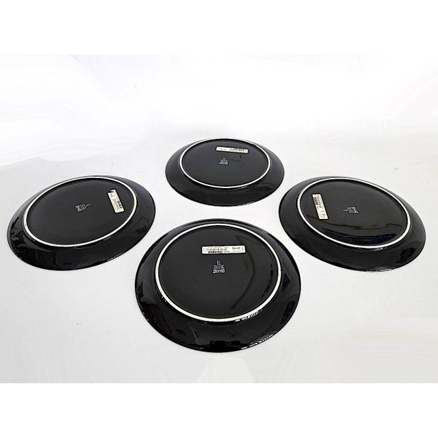 Ikea Vintage Syntes Konst Ceramic Dinner Plates From Ikea, Set of 4 For Sale - Image 4 of 16