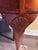 Vintage Mahogany Inlaid Oval Console Table With Claw Feet For Sale - Image 4 of 9