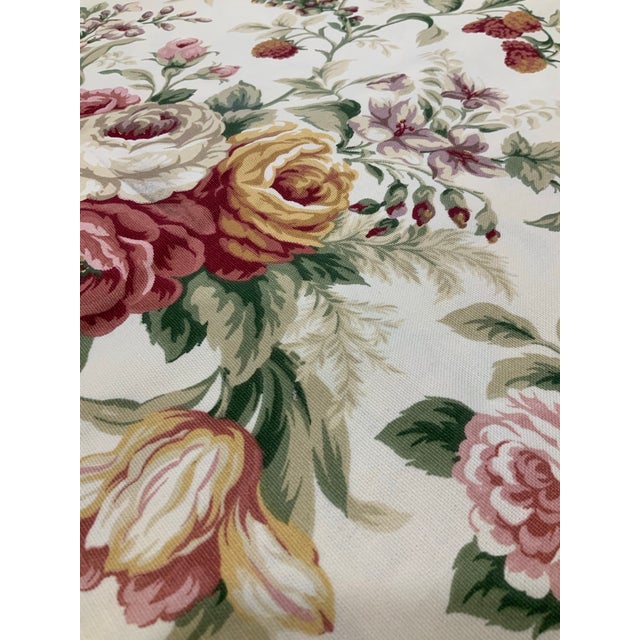 1980s 6.5 Yards of 54” Designer Fabric Raymond Waites by Millcreek With Great Texture - Cottage Core, English, French & Traditional Decor. See Pics! For Sale - Image 5 of 6