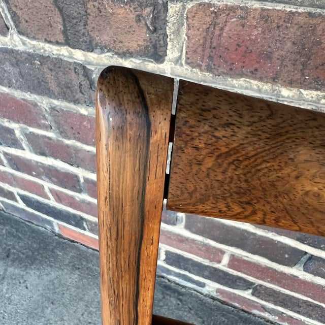 Brown Niels Koefoed “Lis” Danish Rosewood Dining Chair For Sale - Image 8 of 12