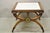 Neoclassical Vintage Italian Neoclassical Low Marble Top Curule X-Frame Accent Side Table For Sale - Image 3 of 11