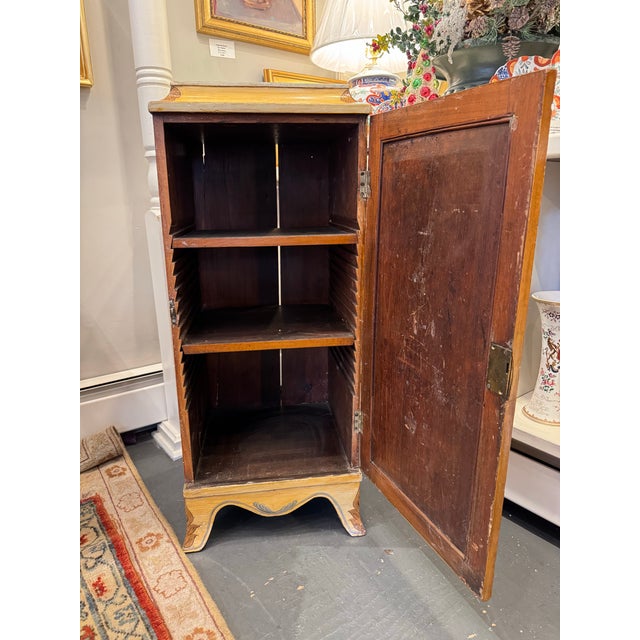 French Vintage Decorated Parlor Cabinet For Sale - Image 3 of 8