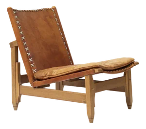 Set of Low Chair and Occasional Table by Werner Biermann for Arte Sano, 1960s