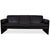 Leather Three-Seater Black Bora Sofa from Leolux For Sale - Image 12 of 12