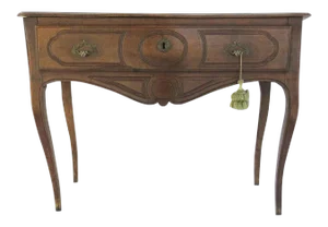 French Walnut One Drawer Table or Small Sideboard