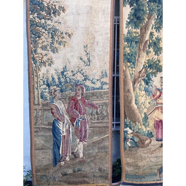 Textile Pair of 18th Century Tapestry For Sale - Image 7 of 13