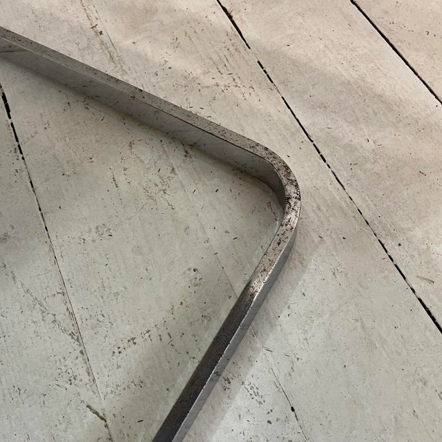 Mid 20th Century Milo Baughman Chrome and Blue Chairs - a Pair For Sale In Cleveland - Image 6 of 8